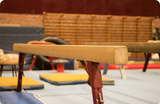 Poutre de gymnastique